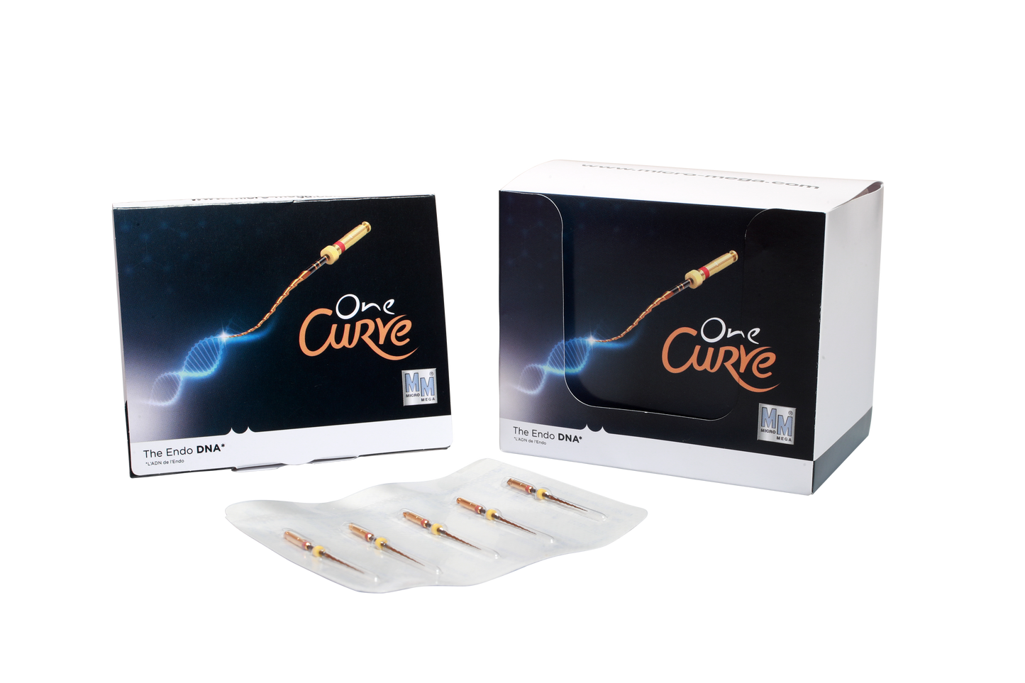 Lima Rotatoria ONE CURVE - Paquete mixto de 4 limas.